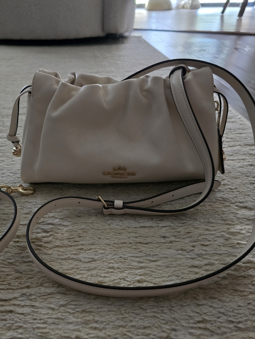 faye shoulder bag with ruching - Coach